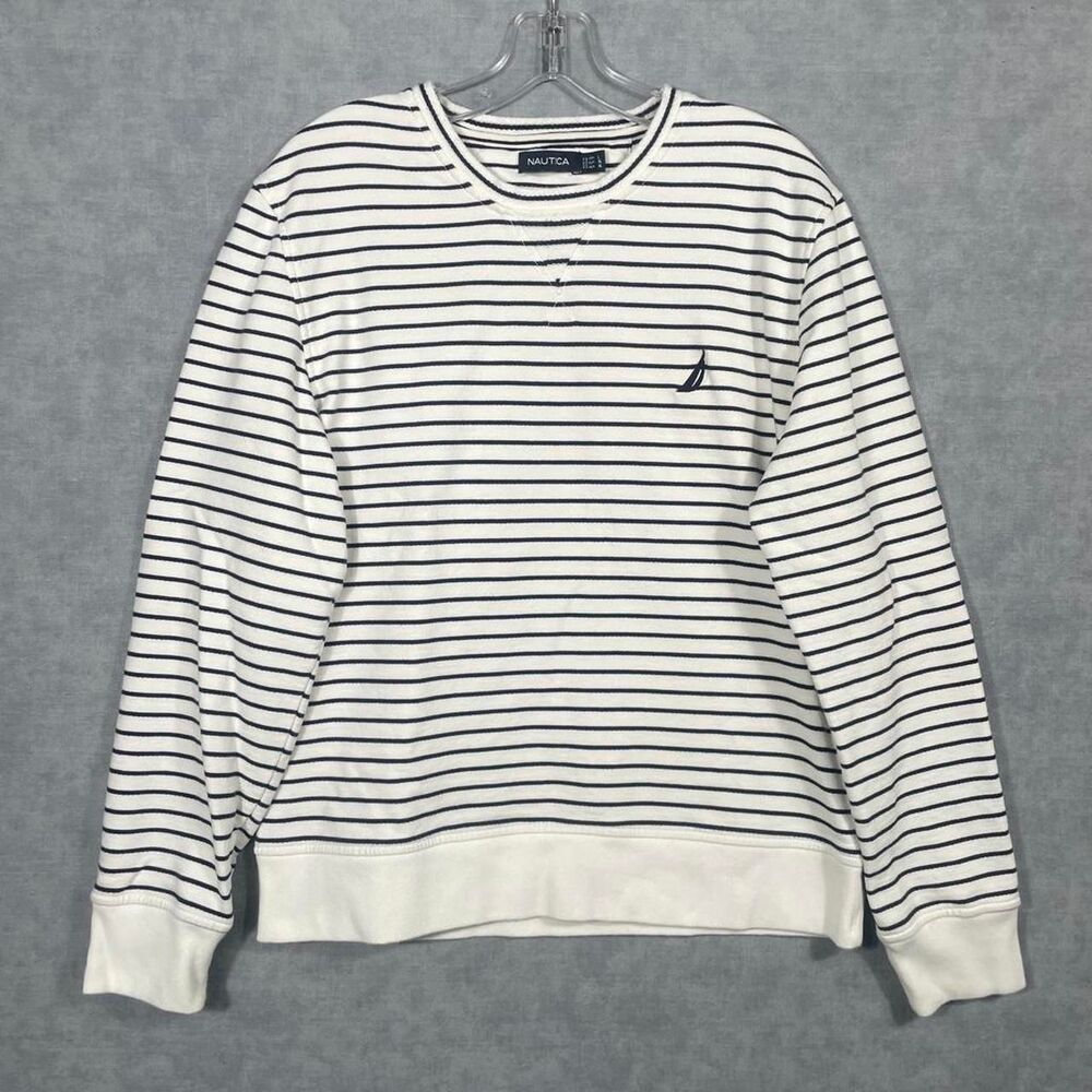Nautica striped crewneck sweatshirt